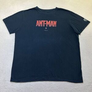 POP! Tees Marvel Ant Man Shirt Short Sleeve Y2K Funko Comic Size Medium Black